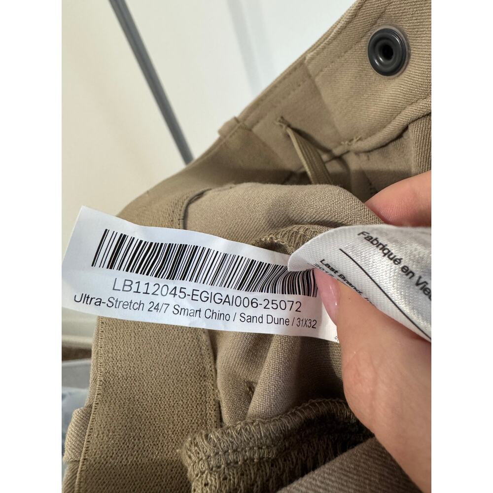 Quince Ultra-Stretch 24/7 Smart Chino Pants Men's 31x32 Sand Dune Stretch NWT - Picture 13 of 15